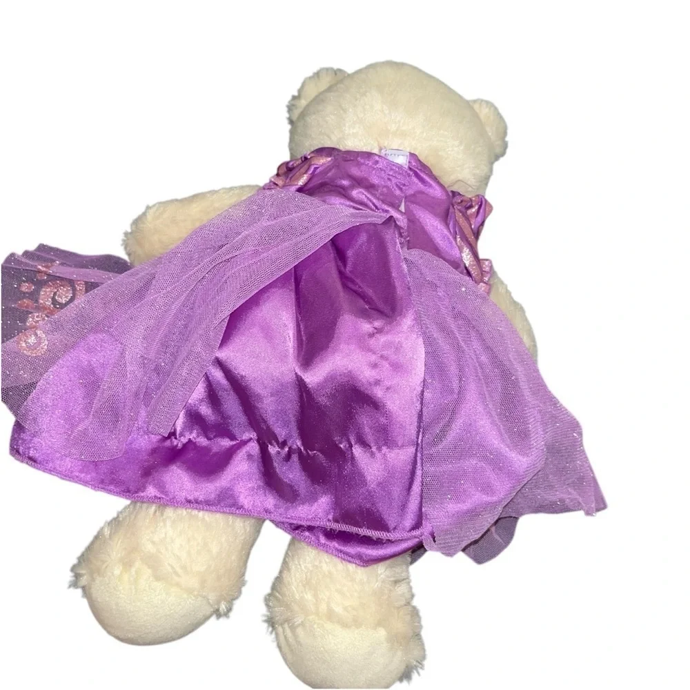 Build a bear workshop bab Disney princess purple rapunzel tangled dress